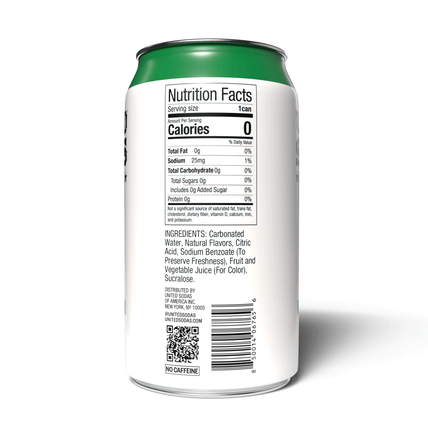 WATERMELON JALAPEÑO - United Sodas of America Zero Sugar Soda – 12 oz Cans (12-Pack)